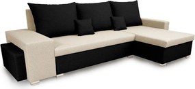 PETR Kinyitható sarokkanapé Krém