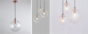 MORETTI MO3491 BULB ROSEGOLD Színű Függeszték 1xE27 60W IP20