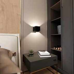 Fali lámpa FROST 1xG9/8W/230V fekete