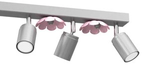 Spotlámpa FLOWER 6xGU10/8W/230V matt króm