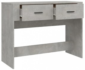betonszürke szerelt fa dohányzóasztal 100 x 39 x 75 cm