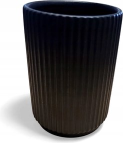 Livarno fekete Kerámia fogkefetartó bögre R50/RT2240