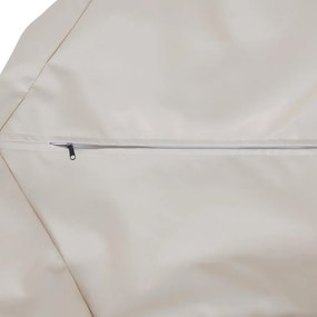 Mara babzsákfotel - műbőr - krém - 200 liter