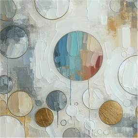 Fotótapéta Flizelina Dekoratív irodai geometrikus kerekek 250x250 Ragasztó