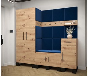 Előszobabútor Amanda 1 (artisan tölgy + kék). 1085862
