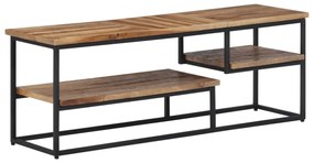 tömör újrahasznosított tíkfa TV-szekrény 110 x 30 x 39 cm