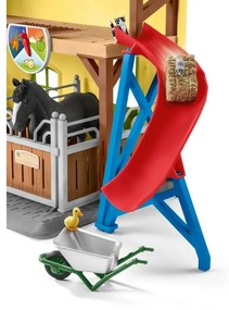 Schleich 42485 Lóistálló tartozékokkal, 60 x 40 x 29,5 cm