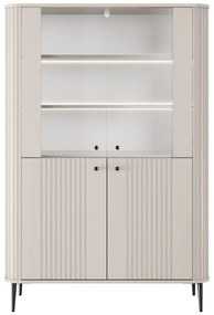 Vesper vitrin 103 cm - kasmír / fekete lábak