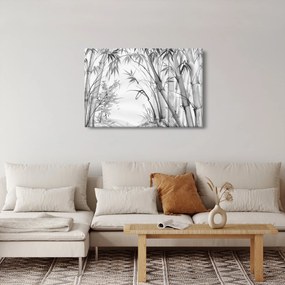 Kép - Bambusz erdő (90x60 cm)
