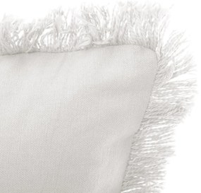 FRINGE párna rojtokkal, elefántcsont  színben 30x50 cm