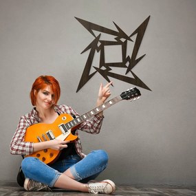 DUBLEZ | Fa szimbólum - Metallica Ninja Star