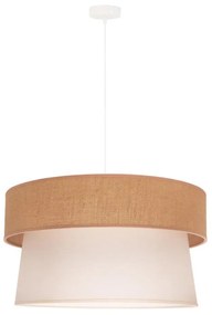 Duolla - Csillár zsinóron ETNIC 1xE27/40W/230V átm. 45 cm krémes/bézs