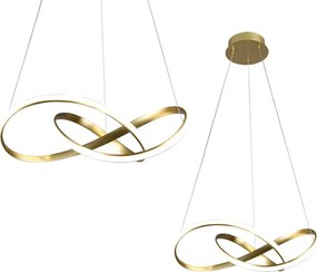 MILAGRO ML6772 CAPPIO Modern Led Függesztett Lámpa Arany LED IP20