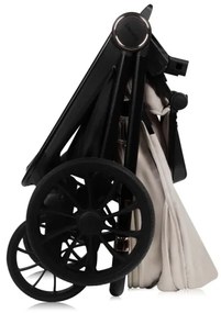 Lionelo - MIKA PLUS 2 az 1-ben kombinált babakocsi, bézs homok