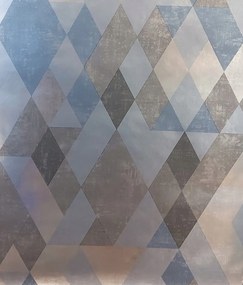 Fali tapéta fényes geometria L59811