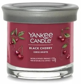 Yankee Candle Signature Tumbler Black Cherry  illatos gyertya kis üvegben, 122 g