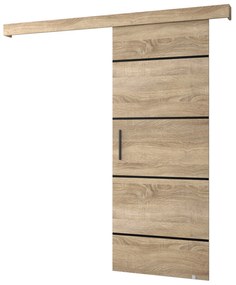 Tolóajtó 90 cm Sharlene IV (szonoma tölgy + szonoma tölgy + fekete). 1043772