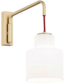 Argon Diuna oldalfali lámpa 1x15 W arany-piros-opál 8372