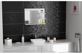 Haro L3 Fürdőszoba tükrös polc - fehér