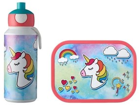 Unicorn gyerek uzsonnásdoboz és vizespalack szett - Mepal