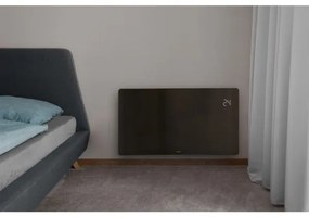 Sencor - Okos elektromos direkt fűtőtest/konvektor 1200/2400W/230V IP24 Wi-Fi fekete