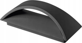 LED-es kerti fali lámpa Kültéri homlokzati lámpatest 8W 4000K Grafit