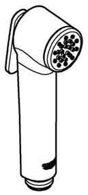 GROHE 26506000 - TEMPESTA-F 36 mm kézi zuhany, fényes króm