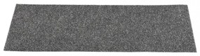 15 db antracit négyszögletes öntapadó lépcsőszőnyeg 60 x 25 cm