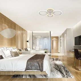 LED Dimmelhető felületre szerelhető csillár LED/45W/230V 3000-6500K + távirányító