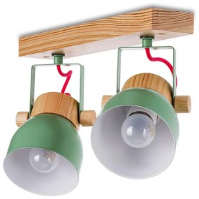 Light4home Spotlámpa VIANA 2xE27/60W/230V 40233-cl489-pla000-cp000