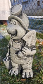 Kerti figura beton vakond. 36cm