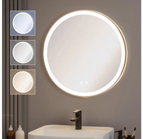 Brilagi-LED dimmelhető, fűthető tükör LED háttérvilágítással ALU PRO LED/18W/230V átmérő 60 cm IP44 fényes króm