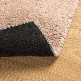 HUARTE púderszínű rövid szálú puha és mosható szőnyeg 80x200 cm
