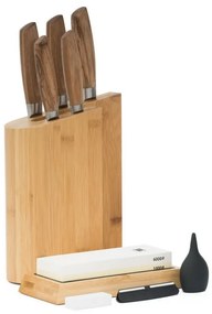 G21 Gourmet késblokk, bambuszból, 5 késhez