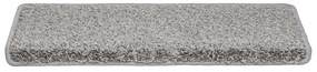 20 db szürke lépcsőszőnyeg, téglalap alakú széllel, 65 x 21 x 4 cm