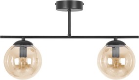 KAJA K-5163 DELTA Glamour Mennyezeti Lámpa Fekete E14 IP20