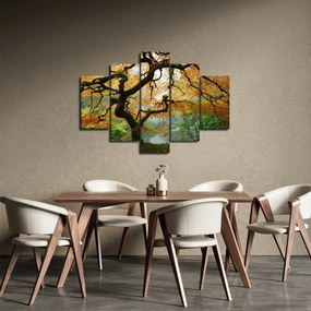 Egy sárga japán juhar képe, Portland, Oregon (150x105 cm)