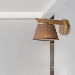 Brilagi - LED  Fali lámpa ANTHONY 1xE14/40W/230V tölgy/barna