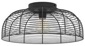 Eglo 43896 - Mennyezeti lámpa RINROE 1xE27/40W/230V fekete