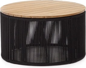 Kerek kerti dohányzóasztal akácfa asztallappal ø 70 cm Dandara – Kave Home