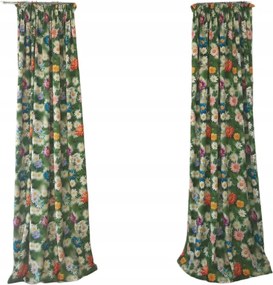 Velvet Függöny 150cm Margaréta motívummal 3D-méter