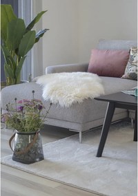 Lambskin báránybőr szőnyeg, Krém színben, 50x85 cm