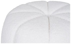 Fehér buklé puff Paisley – House Nordic