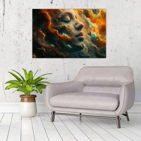 Kép - Arc az űrben (90x60 cm)