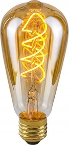 Italux Led izzó E27 4W Retro Edison Meleg ST64 Borostyán