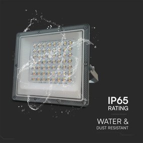 LED Reflektor LED/50W/230V IP65 3000/4000/6500K szürke