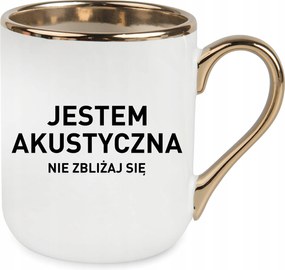 Mutatós Bögre Elegáns Arany Akusztikus Születésnapi Ajándék Karácsony+csomagolás