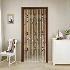 Natúr színű bambusz függöny ajtóra 90x200 cm – Maximex