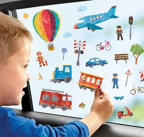 Utazás Traffic ablakmatrica szett