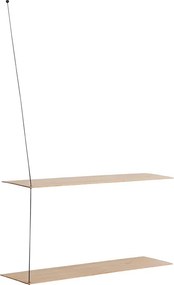 Polc "Stedge", 80 x 22 cm, 4 változat - Woud variáns: világos tölgyfa